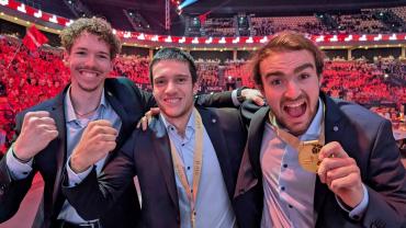Christoph Auer, Jonas David Hofer und Raffael Stenico