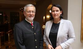 Michl Ebner und Barbara Thaler