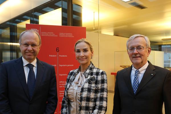 Schweizer Diplomaten zu Besuch in der Handelskammer