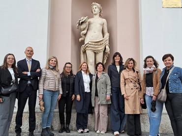 da sinistra Sperandio Filippi Devilli Balzamà Marinelli Califano Kaser Andolfatto Moeltner Falser