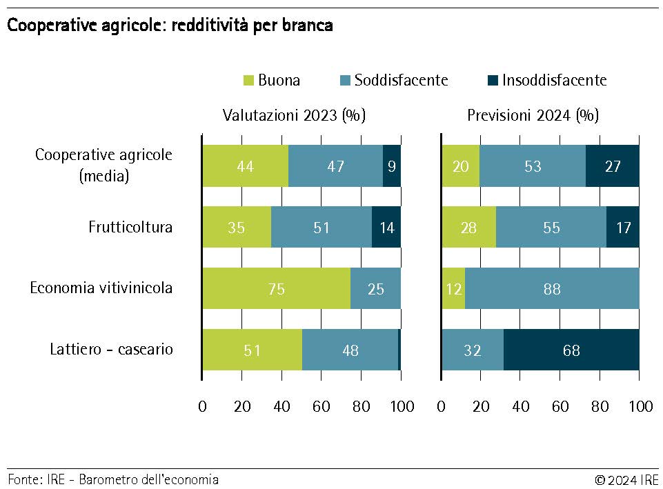 Redditività per branca