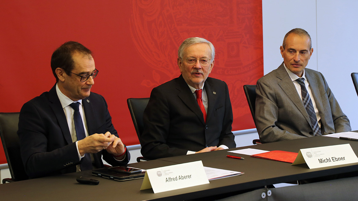 Alfred Aberer, Michl Ebner, Luca Filippi